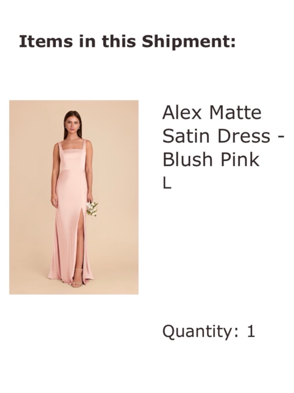 Birdy Grey Blush Pink Satin Maxi Dress with Square Neck